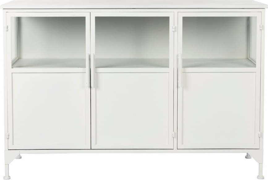 Bílá kovová vitrína 35x80 cm Miya – White Label White Label