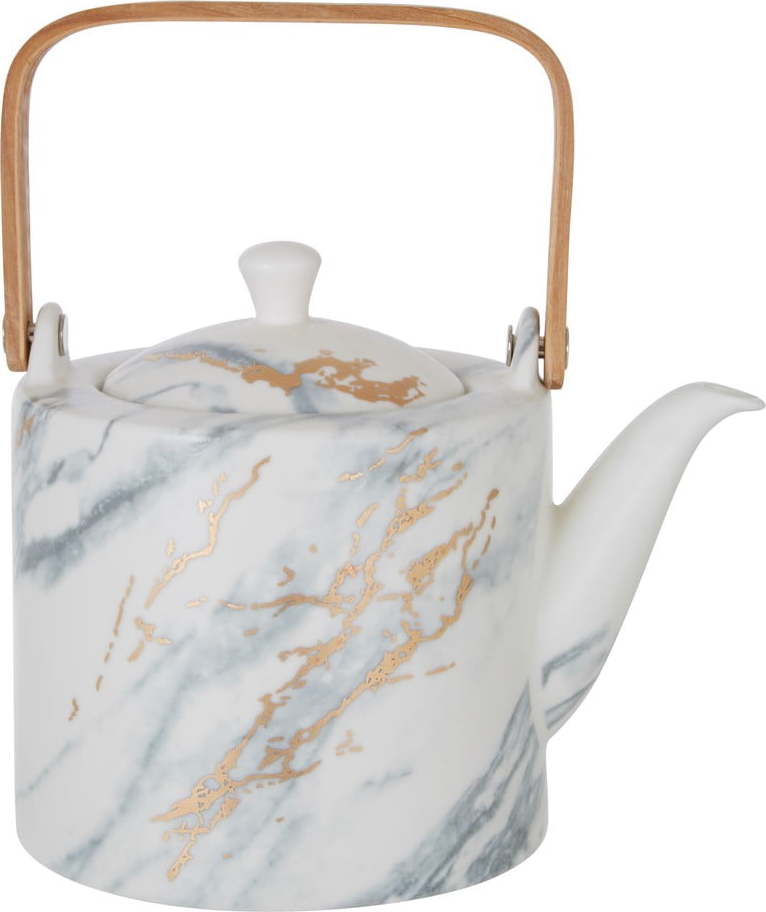 Bílá porcelánová konvice na čaj 800 ml Luxe – Premier Housewares Premier Housewares