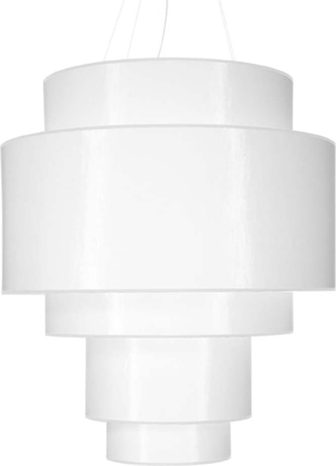 Bílé závěsné svítidlo ø 80 cm Elber - Nice Lamps Nice Lamps
