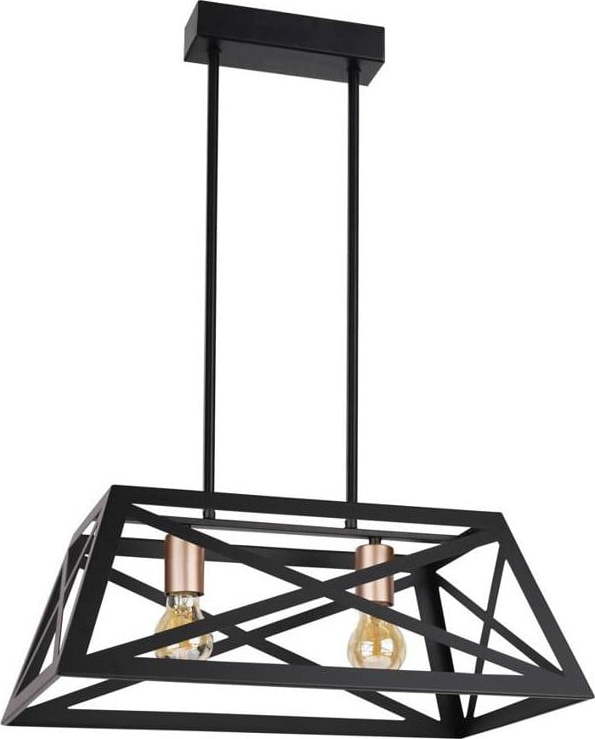 Černé kovové závěsné svítidlo 32x51 cm Origami – Candellux Lighting Candellux Lighting