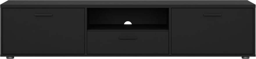 Černý TV stolek 177x38 cm Media – Tvilum Tvilum