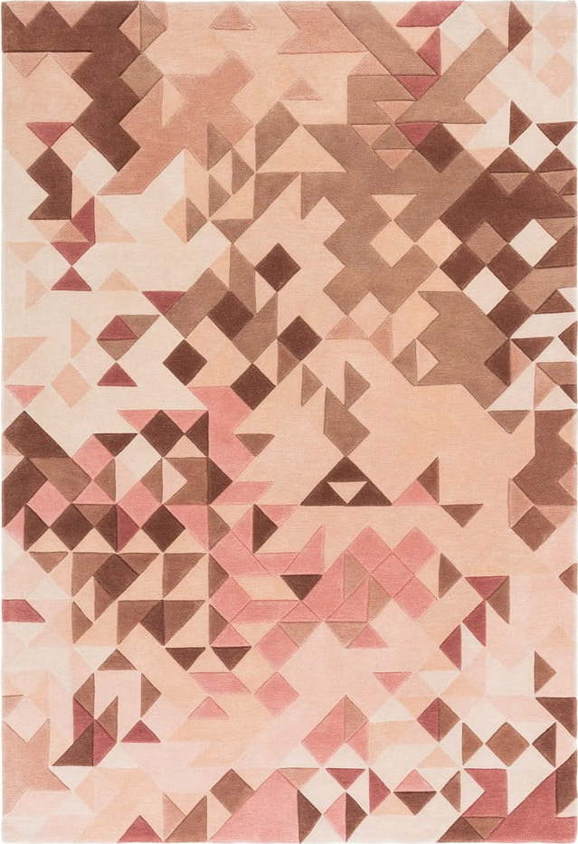 Červeno-růžový koberec 170x120 cm Enigma - Asiatic Carpets Asiatic Carpets