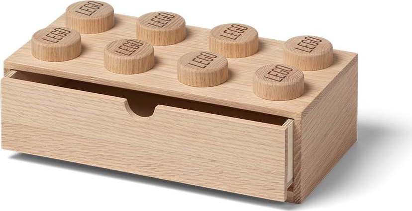 Dětský úložný box z dubového dřeva LEGO® Wood LEGO
