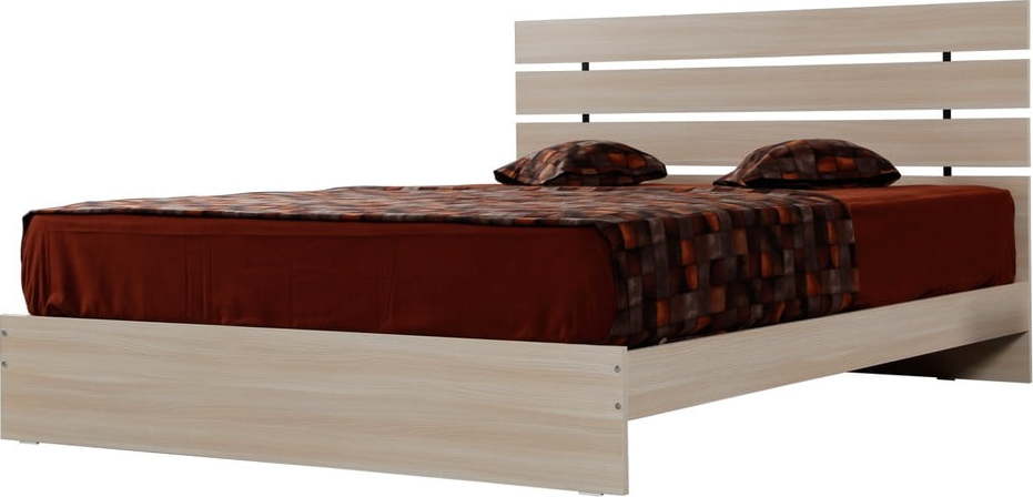 Dvoulůžková postel v přírodní barvě 160x200 cm Fuga – Kalune Design Kalune Design