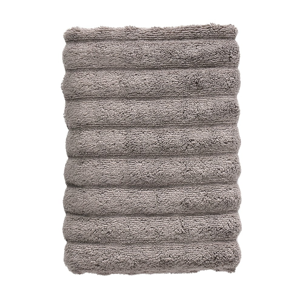 Hnědý bavlněný ručník 50x100 cm Inu – Zone Zone