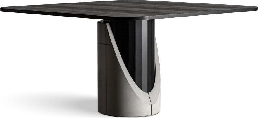 Jídelní stůl s deskou v dubovém dekoru 140x140 cm Sharp - Lyon Béton Lyon Beton