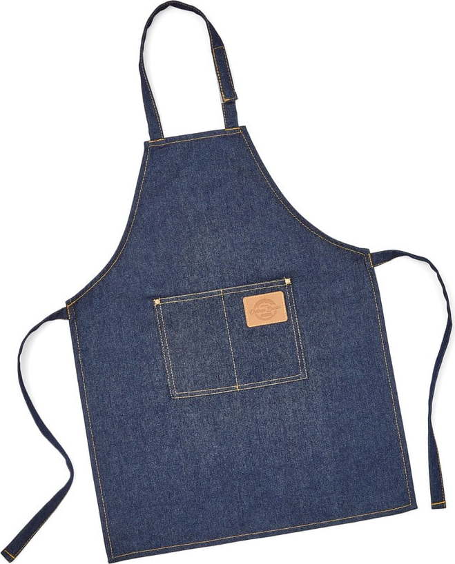 Modrá bavlněná dětská zástěra Cooksmart ® Oxford Denim Cooksmart