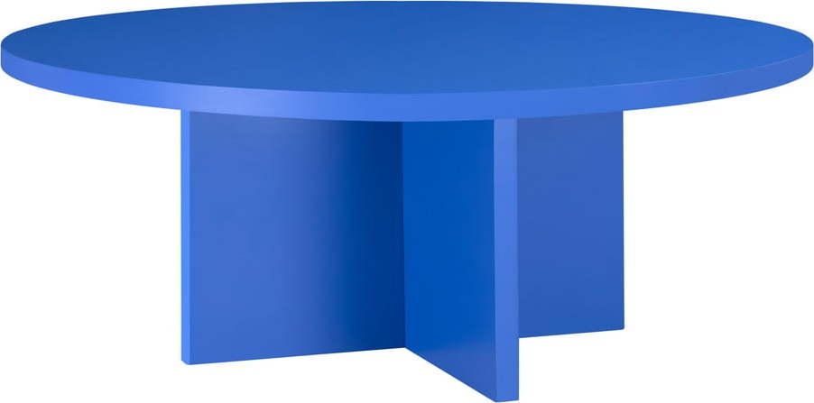 Modrý kulatý konferenční stolek ø 80 cm Pausa – Really Nice Things Really Nice Things