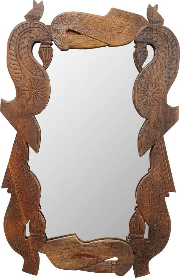 Nástěnné zrcadlo s dřevěným rámem 110x172 cm Bracket – Kare Design Kare Design