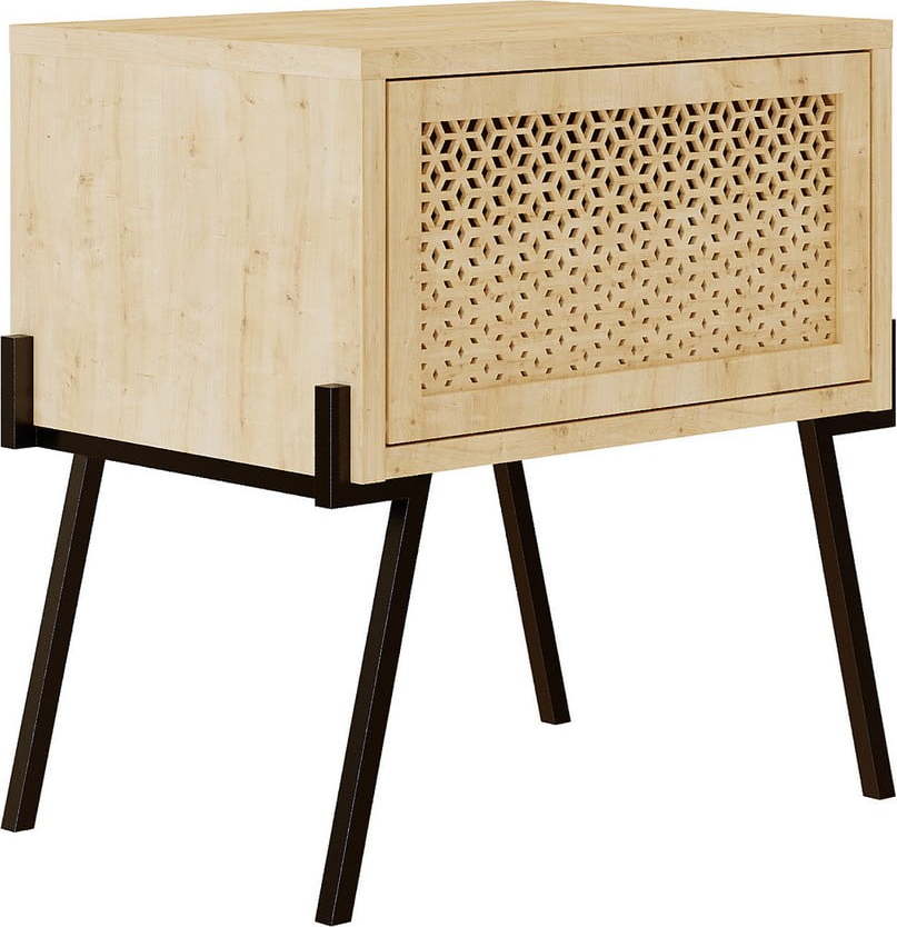 Noční stolek v přírodní barvě Naive – Kalune Design Kalune Design