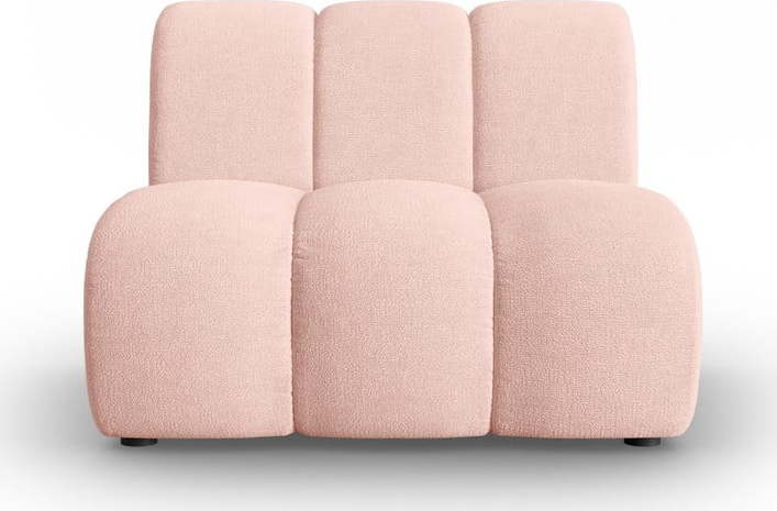 Růžový modul pohovky Lupine – Micadoni Home Micadoni Home