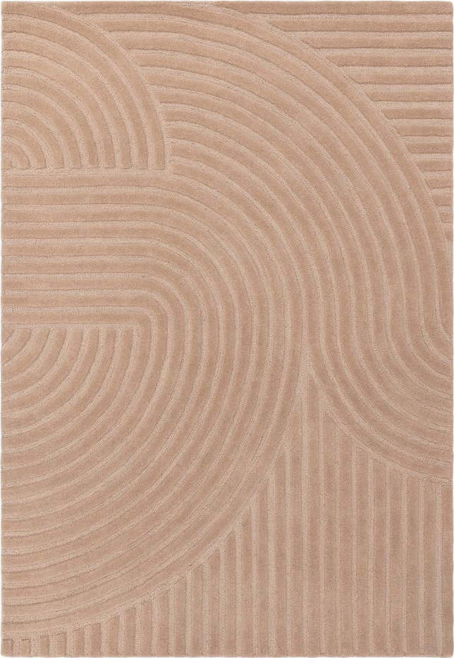 Růžový vlněný koberec 120x170 cm Hague – Asiatic Carpets Asiatic Carpets
