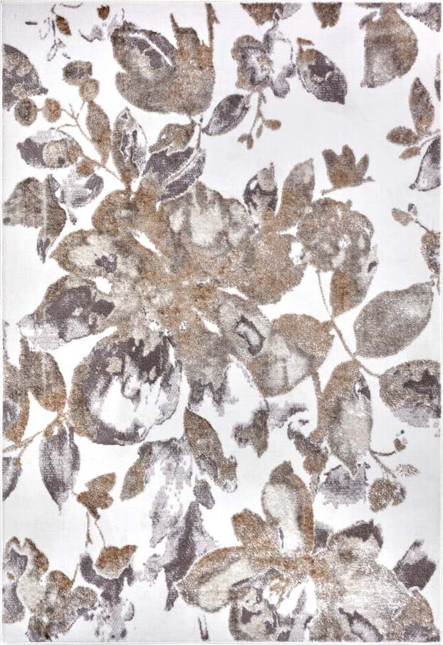 Šedo-hnědý koberec 120x170 cm Shine Floral – Hanse Home Hanse Home