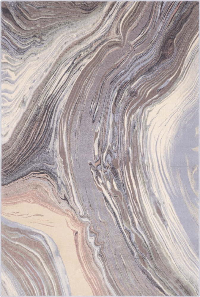 Šedý vlněný koberec 200x300 cm Agate – Agnella Agnella