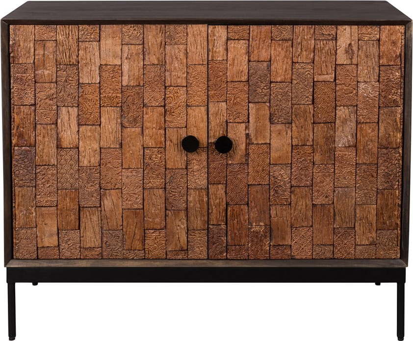 Skříňka z mangového dřeva v přírodní barvě 100x80 cm Chisel – Dutchbone Dutchbone