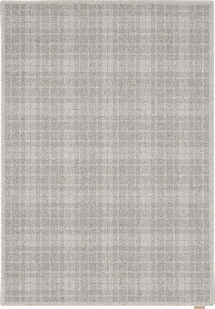 Světle šedý vlněný koberec 120x180 cm Pano – Agnella Agnella