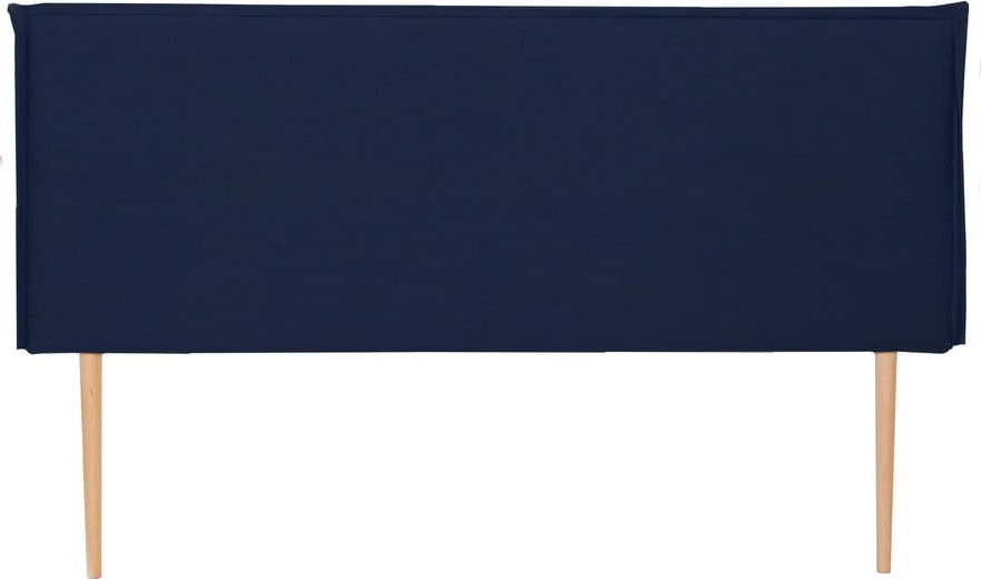 Tmavě modré čalouněné čelo postele 160x100 cm Edmond – Really Nice Things Really Nice Things