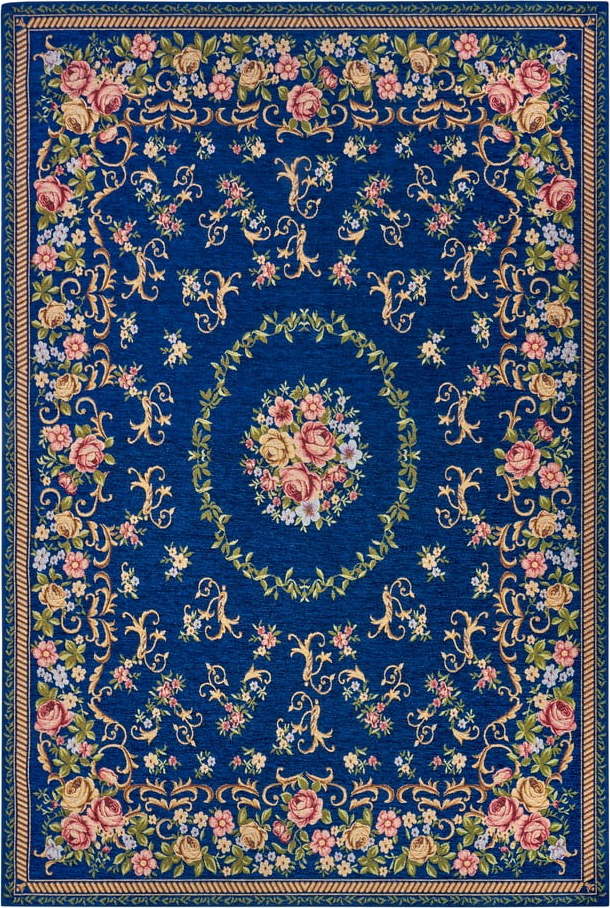 Tmavě modrý koberec 150x220 cm Nour – Hanse Home Hanse Home