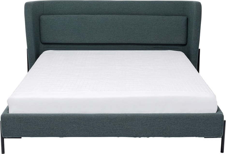 Tmavě zelená čalouněná dvoulůžková postel 180x200 cm Tivoli – Kare Design Kare Design