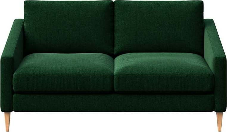 Tmavě zelená pletená pohovka 170 cm Karoto – Ame Yens Ame Yens