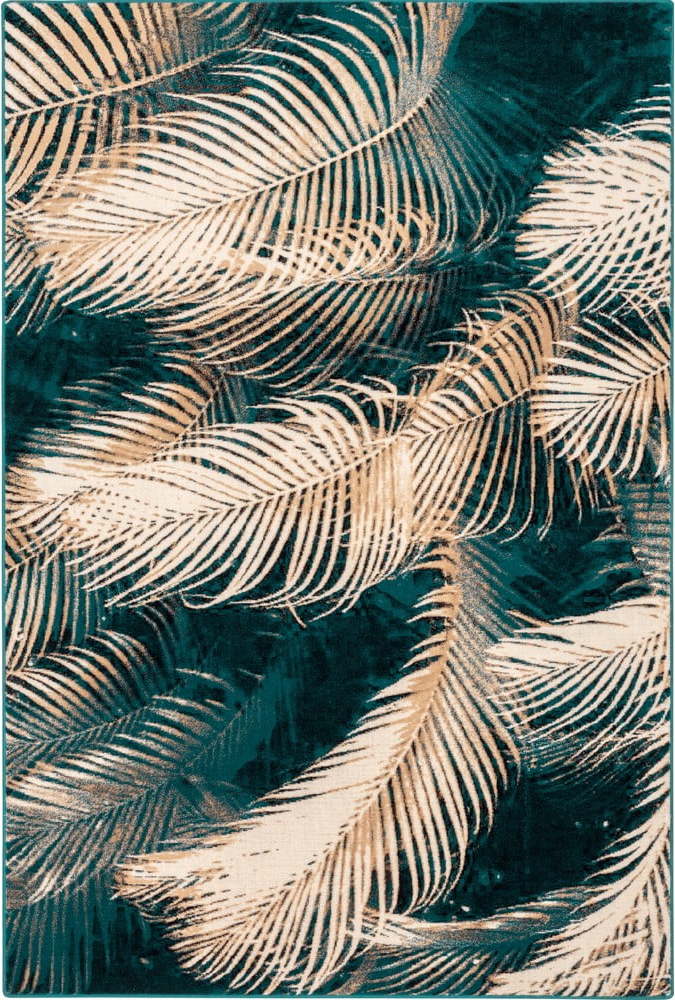 Vlněný koberec v petrolejové barvě 133x180 cm Areca – Agnella Agnella