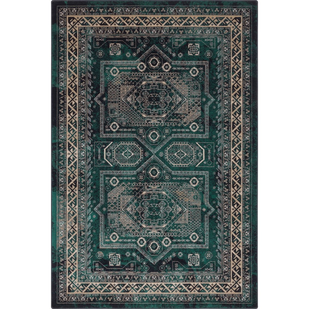 Vlněný koberec v petrolejové barvě 133x180 cm Mia – Agnella Agnella