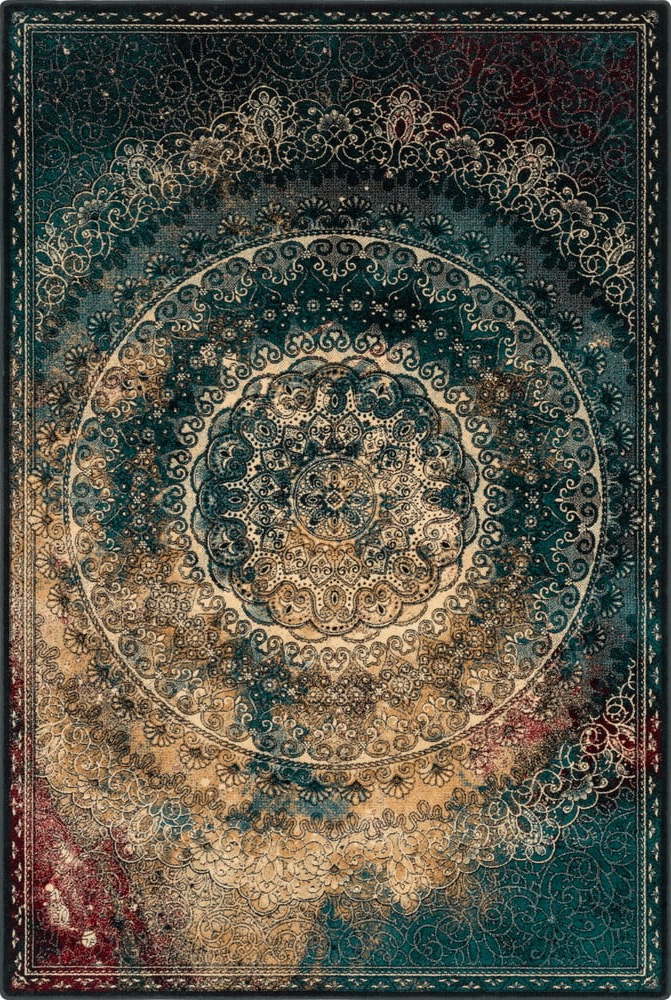 Vlněný koberec v petrolejové barvě 200x300 cm Ann – Agnella Agnella
