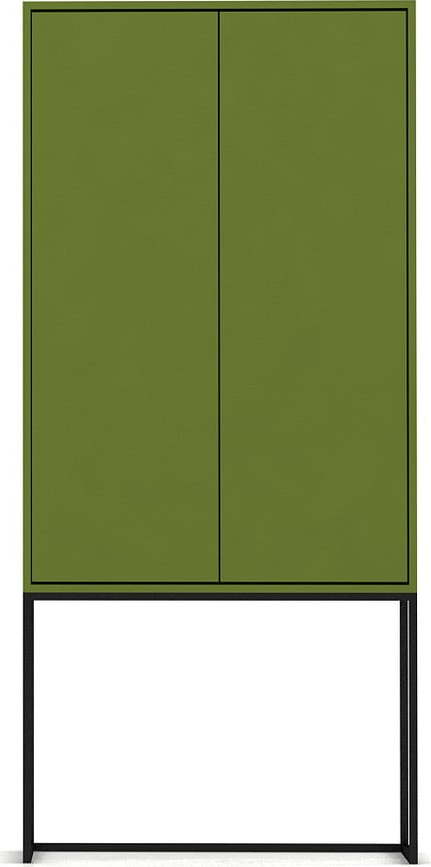Zelená skříňka 75x164