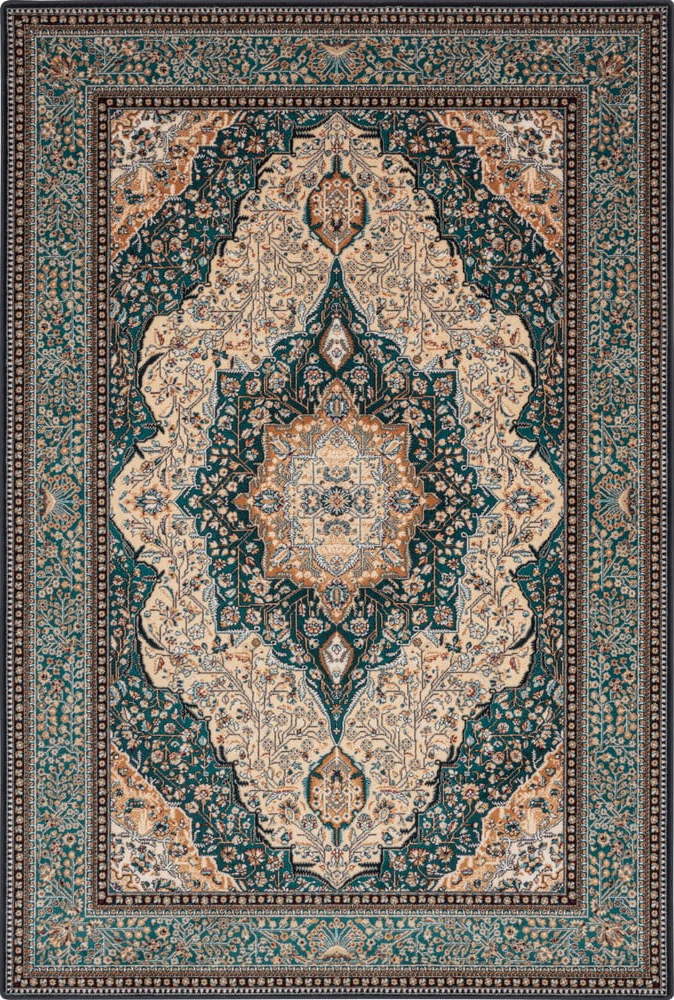 Zelený vlněný koberec 160x240 cm Charlotte – Agnella Agnella