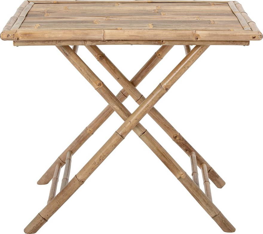 Bambusový zahradní odkládací stolek 90x90 cm Sole – Bloomingville Bloomingville