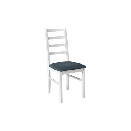 Jídelní židle NILO 8 Bílá Tkanina 12B MIX-DREW