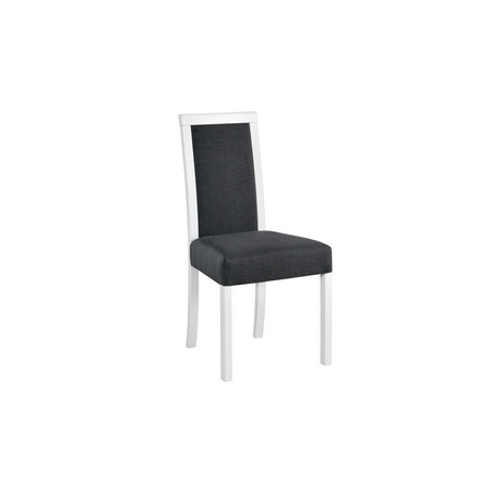 Jídelní židle ROMA 3 Tkanina 10B Bílá MIX-DREW