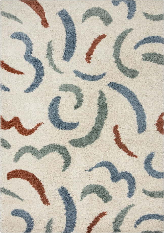 Krémový koberec 120x170 cm Squiggle – Flair Rugs Flair Rugs