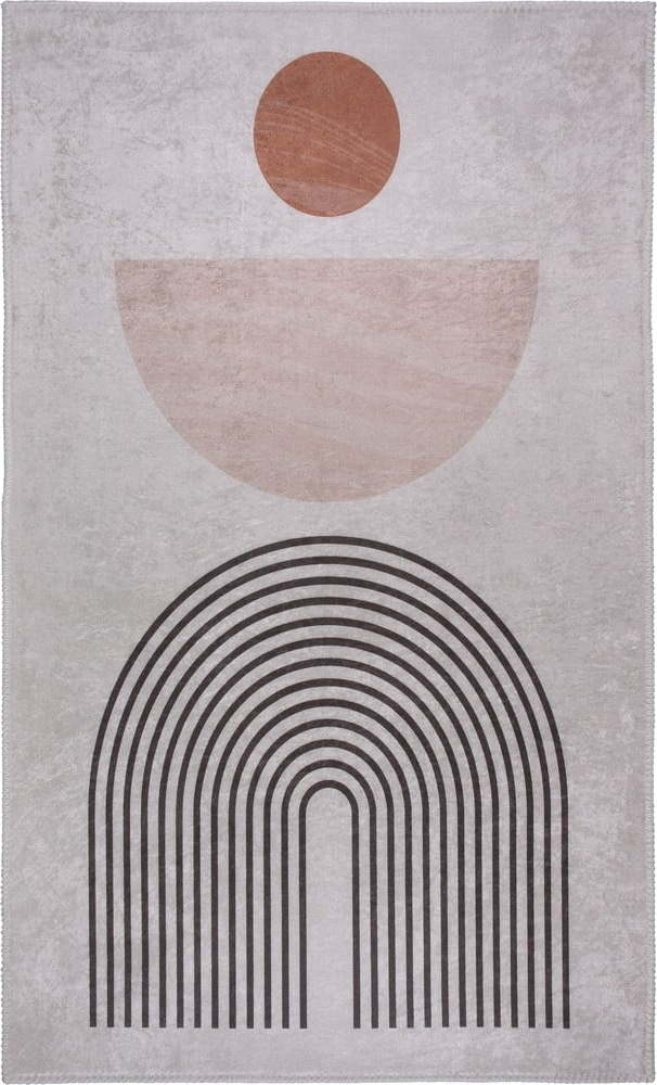 Krémový pratelný koberec 120x160 cm – Vitaus Vitaus