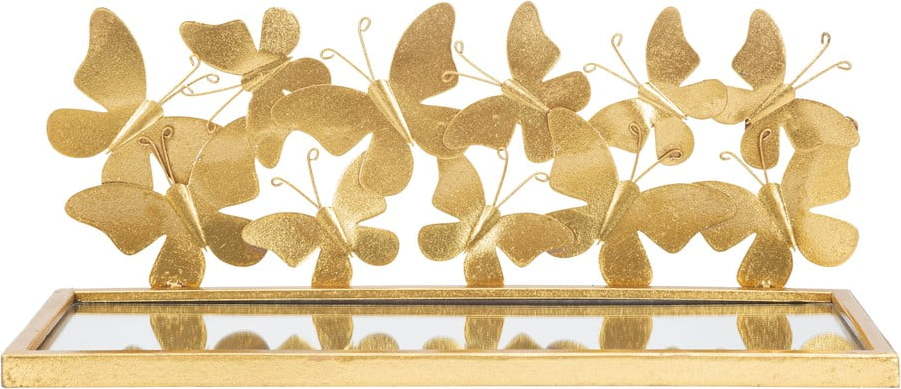 Noční stolek ve zlaté barvě Butterfly – Mauro Ferretti Mauro Ferretti