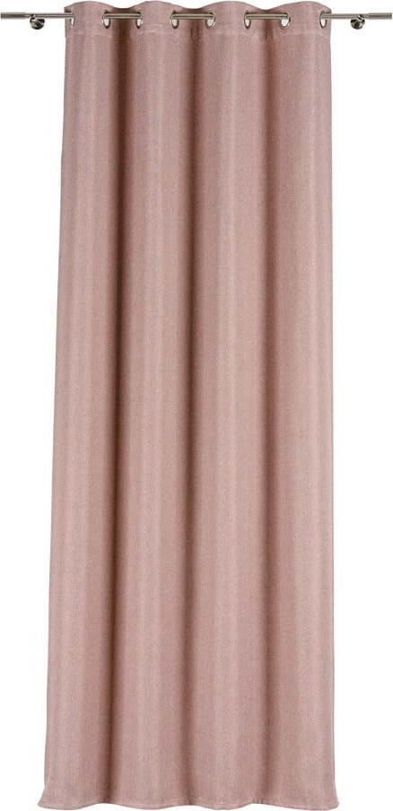 Růžový závěs 140x260 cm Avalon – Mendola Fabrics Mendola Fabrics