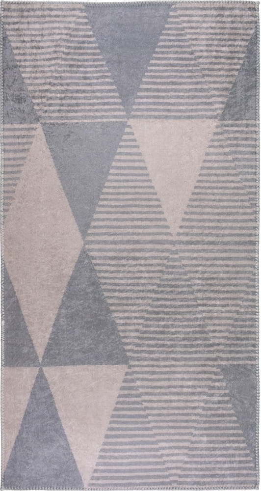 Šedo-béžový pratelný koberec 80x150 cm – Vitaus Vitaus