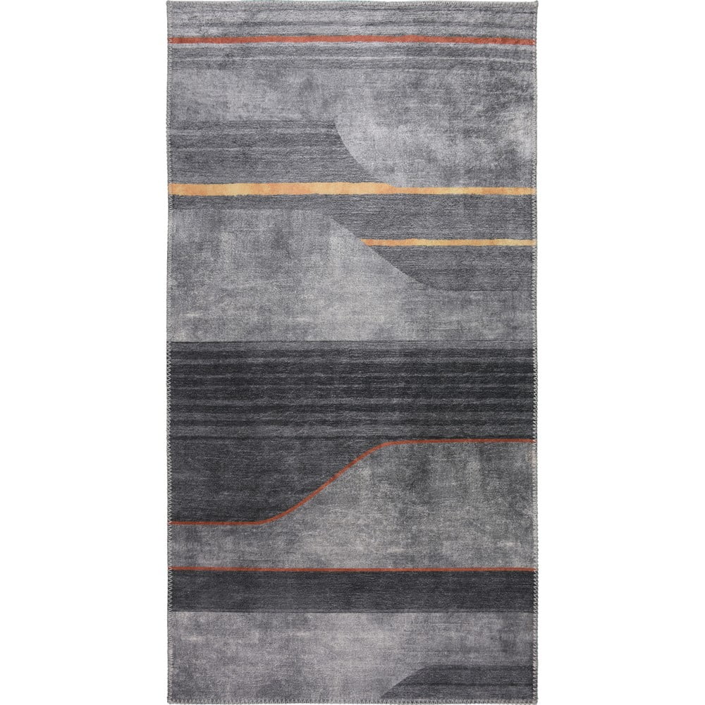 Šedý pratelný koberec 80x150 cm – Vitaus Vitaus