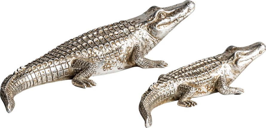 Sošky v sadě 2 ks z polyresinu Crocodiles – Burkina Burkina