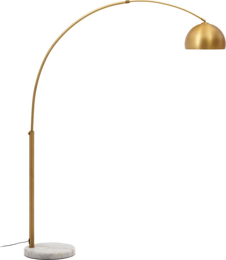 Stojací lampa ve zlaté barvě s kovovým stínidlem (výška 185 cm) Madali – Kave Home Kave Home