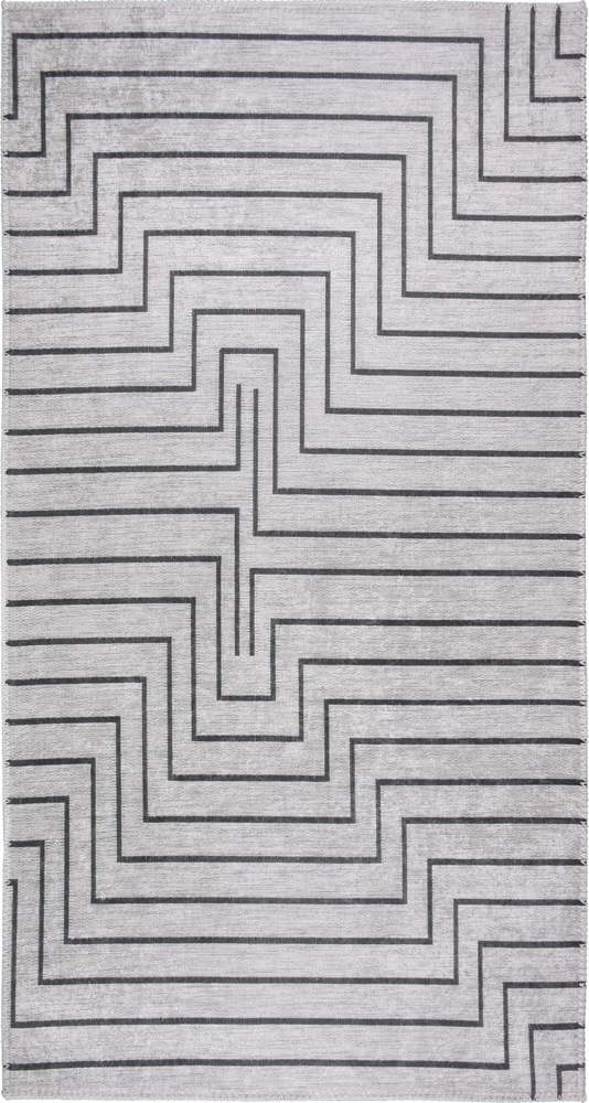 Světle šedý pratelný koberec 80x150 cm – Vitaus Vitaus