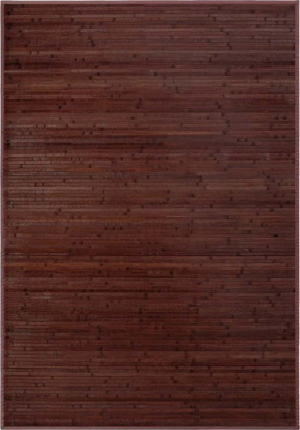 Tmavě hnědý bambusový koberec 140x200 cm – Casa Selección Casa Selección
