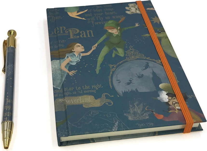 Zápisník s propiskou 192 stránek Peter Pan – Kartos Kartos