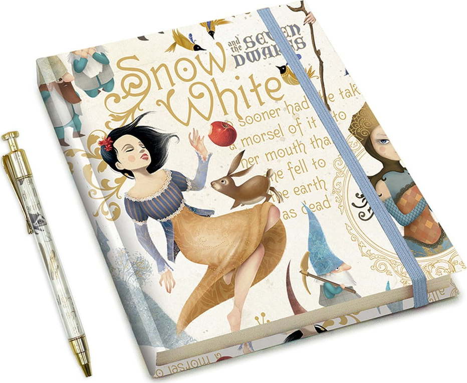 Zápisník s propiskou 192 stránek Snow White – Kartos Kartos