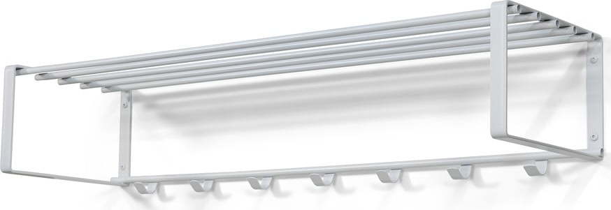 Bílý kovový nástěnný věšák s poličkou Rex – Spinder Design Spinder Design