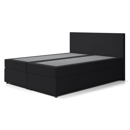 Čalouněná postel IMOLA s pružinovou matrací 160x200 cm Černá SG nabytek