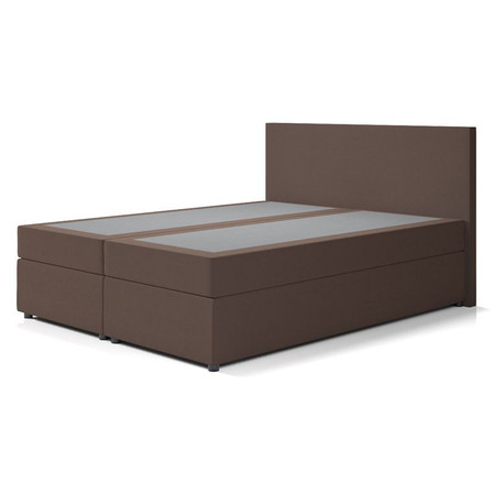 Čalouněná postel IMOLA s pružinovou matrací 180x200 cm Hnědá SG nabytek
