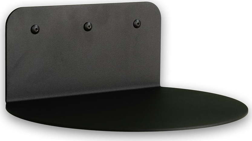 Černá kovová police 30 cm Flex – Spinder Design Spinder Design