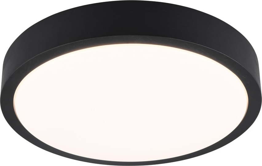 Černé LED stropní svítidlo ø 40 cm Iseo – Trio TRIO