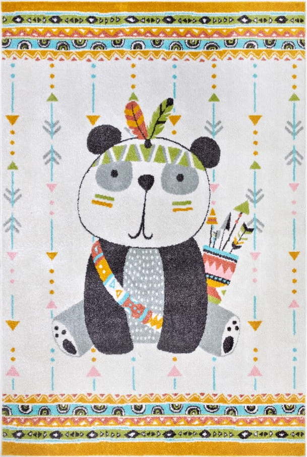 Krémový dětský koberec 160x235 cm Panda – Hanse Home Hanse Home